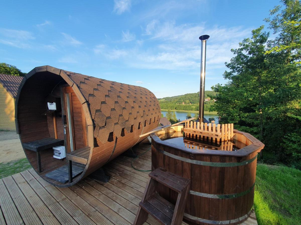 Ostrzycki Las Domki Nad Jeziorem -Balia-Sauna-Prywatny Pomost Pierszczewo Экстерьер фото