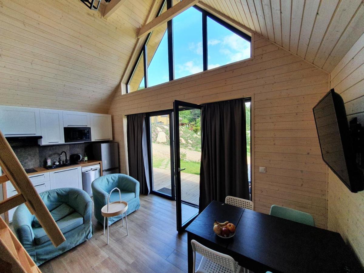 Ostrzycki Las Domki Nad Jeziorem -Balia-Sauna-Prywatny Pomost Pierszczewo Экстерьер фото