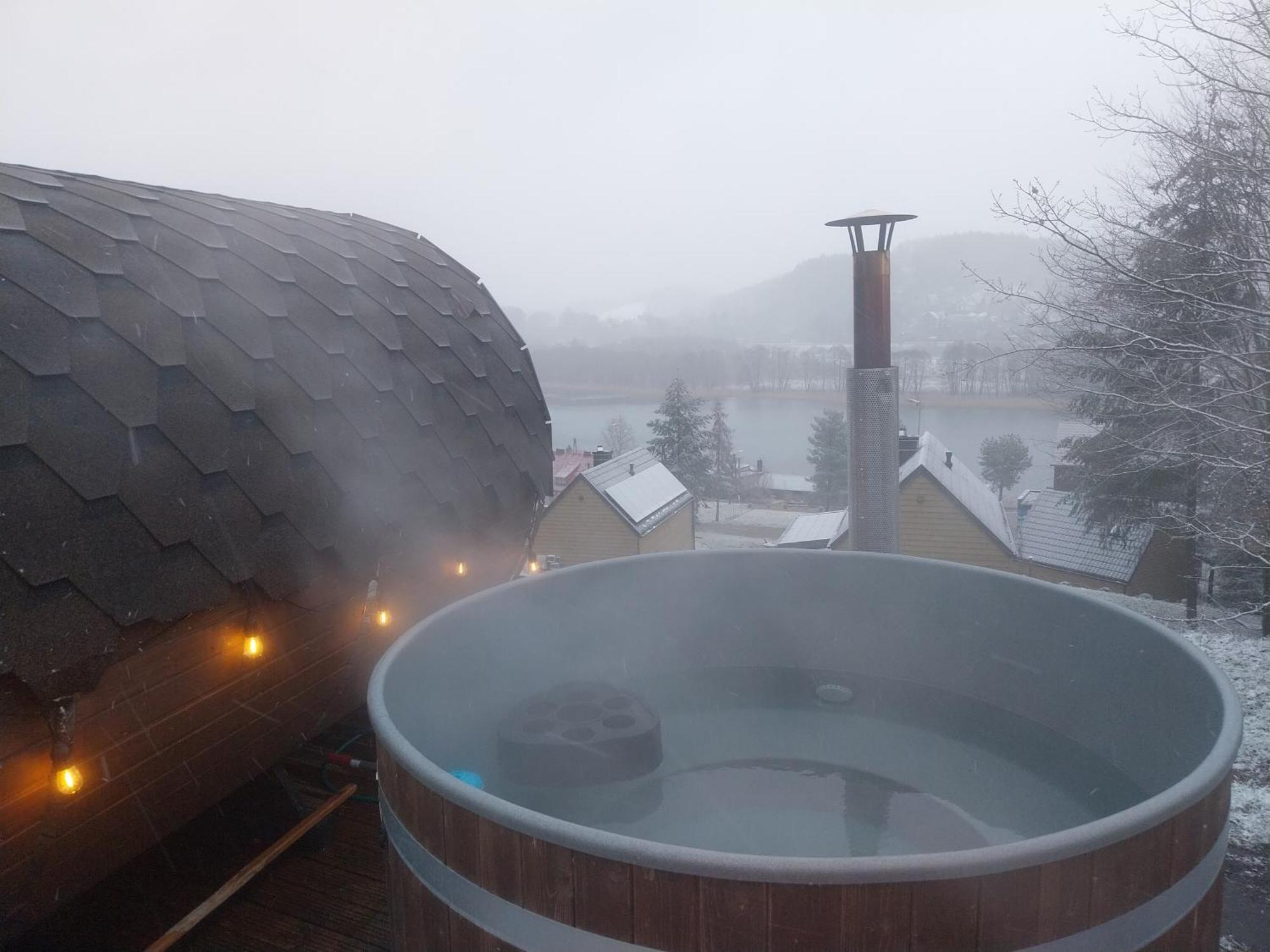 Ostrzycki Las Domki Nad Jeziorem -Balia-Sauna-Prywatny Pomost Pierszczewo Экстерьер фото